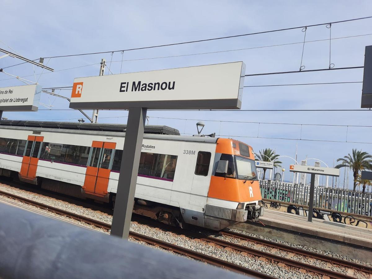 Bright Apartment Near The Beach And Barcelona By Train El El Masnou Eksteriør billede